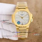 Perfect Patek Philippe Nautilus Full Gold Swiss Automatic Mechanical Watch Replica 